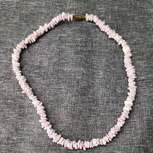 Elegant Pink Shell Necklace